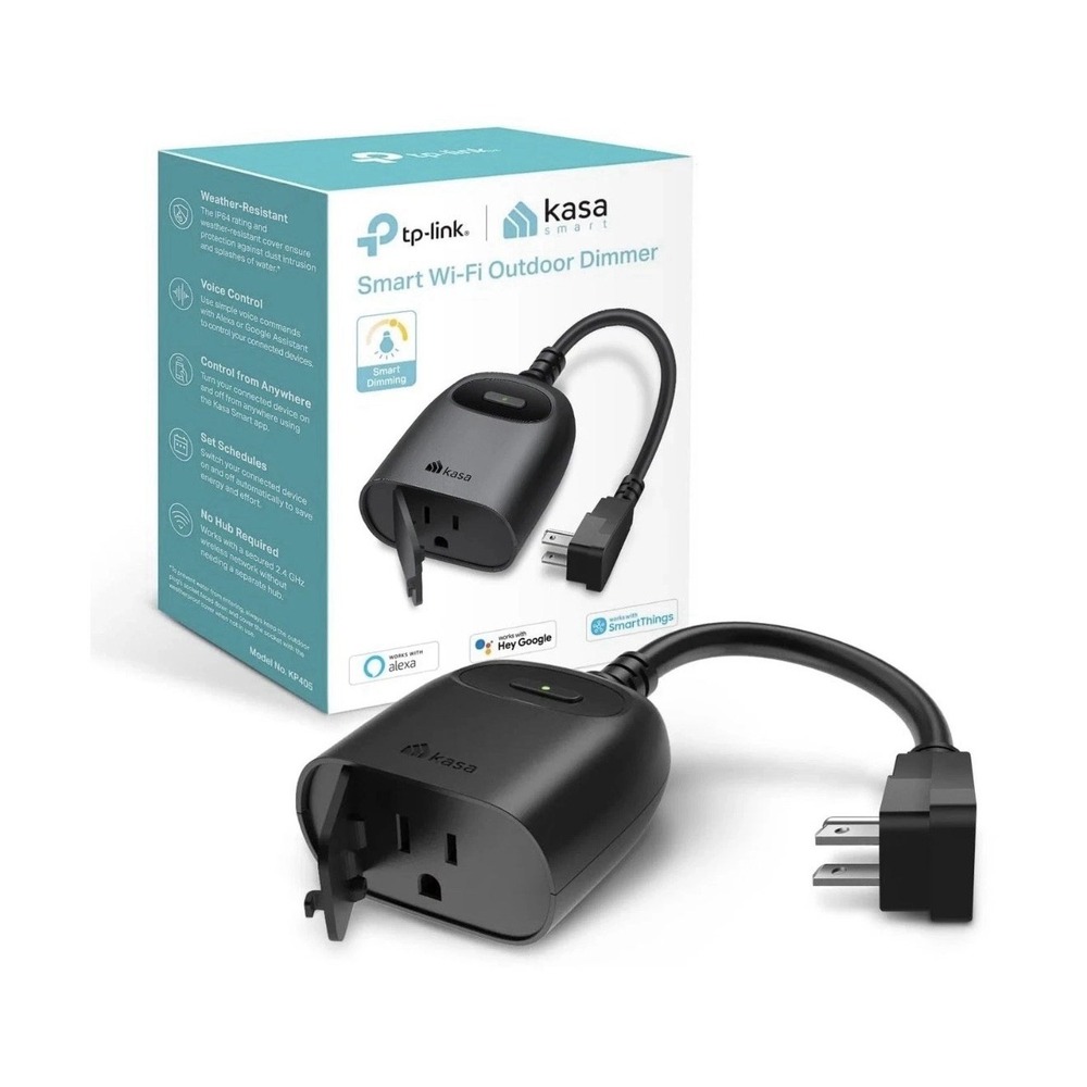 KASA Outdoor SMART DIMMER Plug IP64 Plug-in Dimmer /Outdoor String Lights  KP405